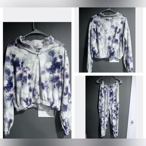 Tie Dye Purple Lounge Set